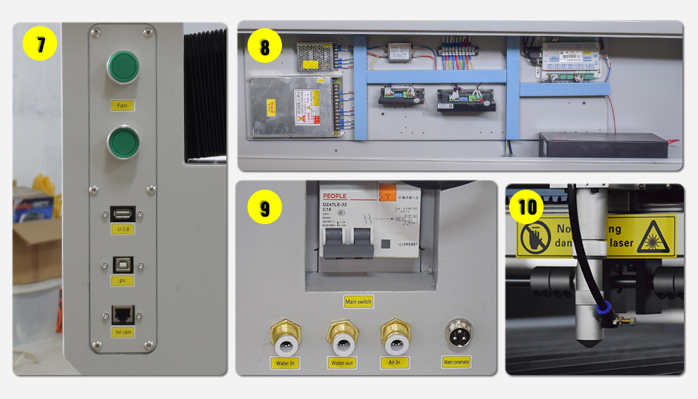 1325 CO2 Laser Cutter Machine for Acrylic Wood Nonmetal