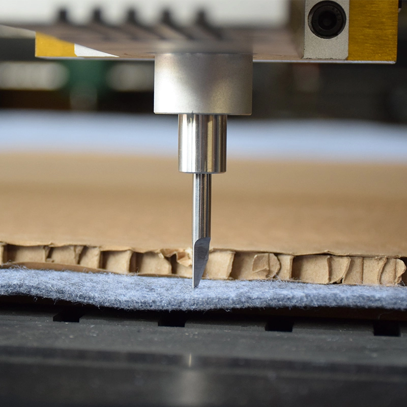 CNC δονητική μηχανή κοπής μαχαιριού για δερμάτινο χαρτί