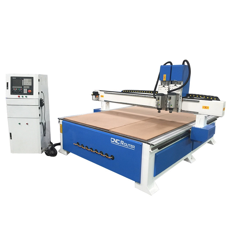 Router CNC Double Heads 3 Axis Woodworking Machine Cutter
