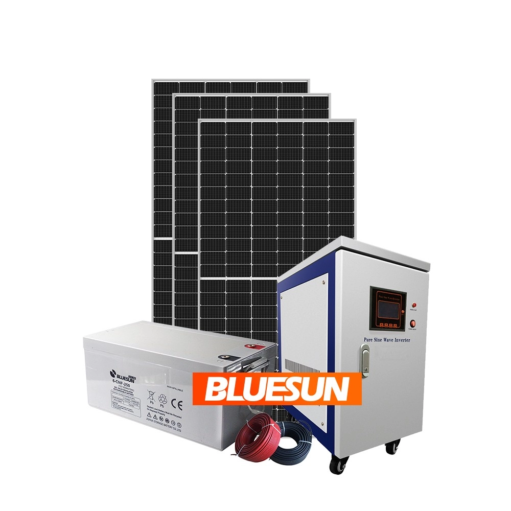 Bluesun 20KW από το σύστημα ηλιακής ενέργειας του πλέγματος για βιομηχανικές λύσεις