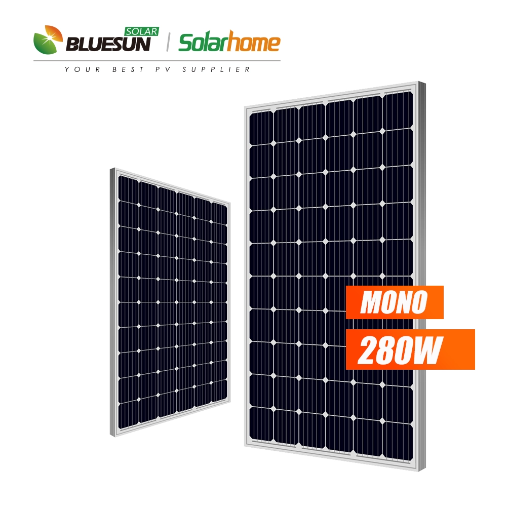Bluesun Mono Solar Panel 60 Κύτταρα σειρά 270W 275Watt 280wp 285w ηλιακή ενότητα