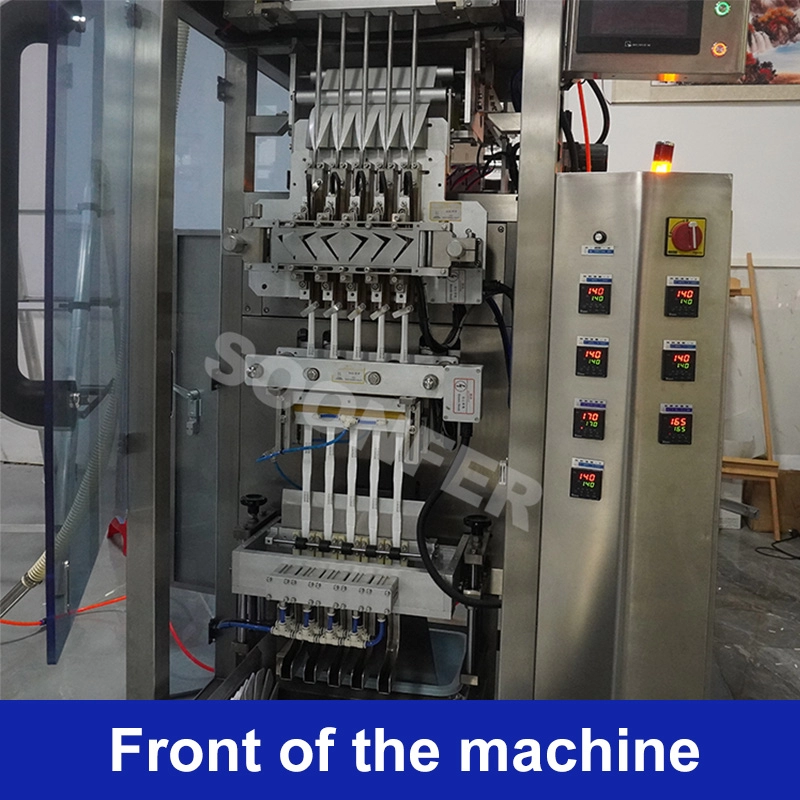 Αυτόματο μηχάνημα συσκευασίας ραβδιών τσαγιού σε σκόνη γάλακτος για μικρό φακελάκι πολλαπλών λωρίδων