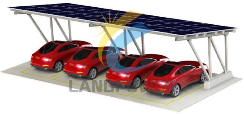 solar panel carport structure