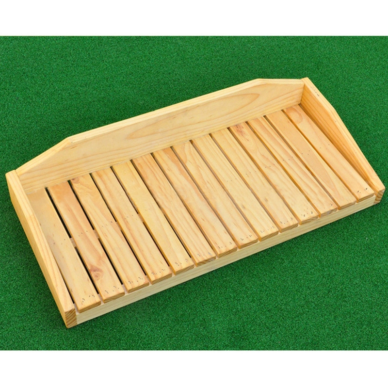 Κουτί/θήκη για μπάλα από μασίφ ξύλο γκολφ