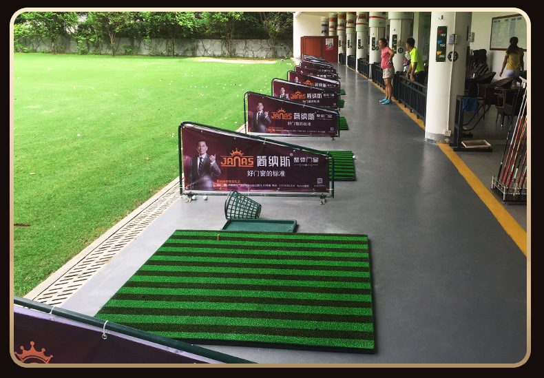 Thick nylon grass golf swing practice mats