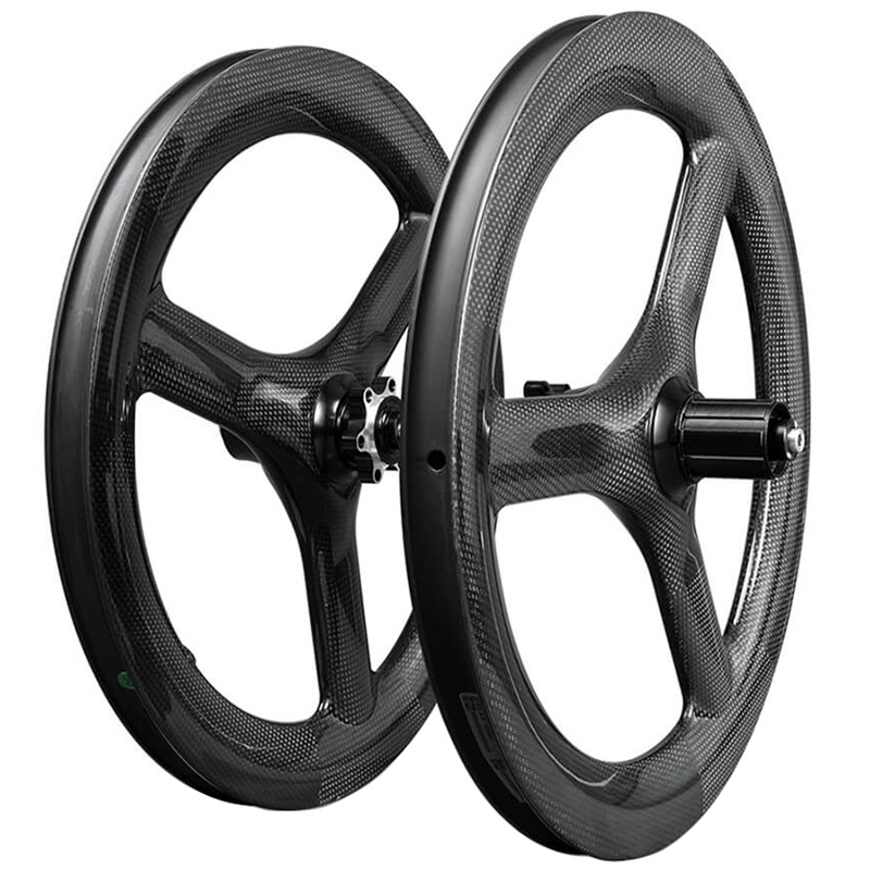 Carbon Tri Spoke Wheel 16 inch 349 Folding Ride Carbon Wheelset Disc Brake 23mm Πλάτος 40mm Βάθος