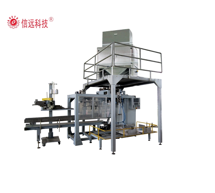 Αυτόματη μηχανή συσκευασίας ρυζιού σιταριού καλαμποκιού δημητριακών 10-50kg