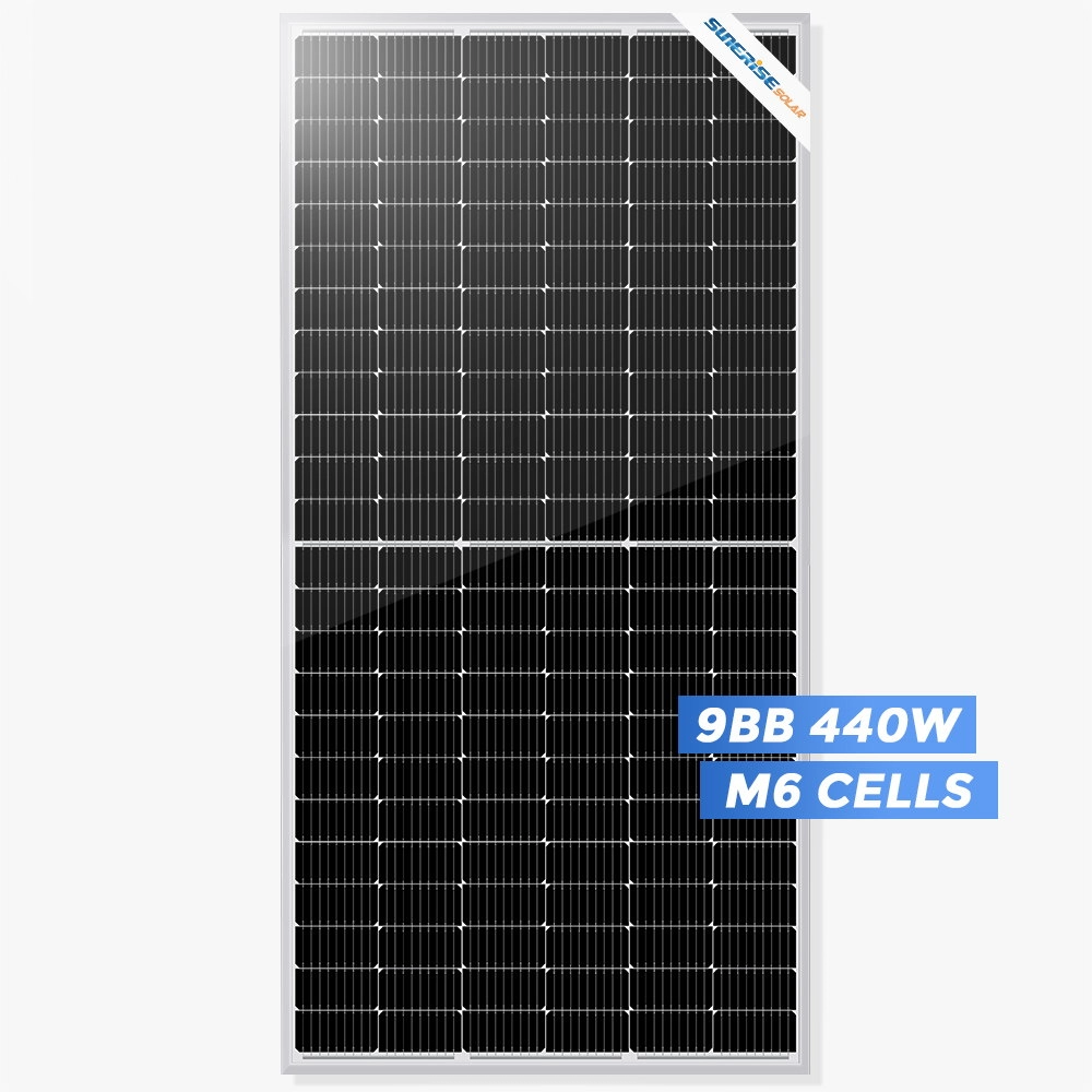 Ηλιακός πίνακας 440 watt με τεχνολογία Perc Half Cut