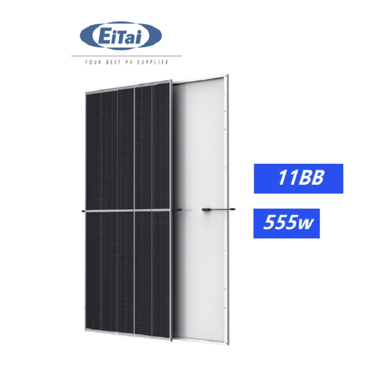 EITAI PERC Φωτοβολταϊκά πάνελ 530W Ημικοπής 555W Ηλιακό πάνελ