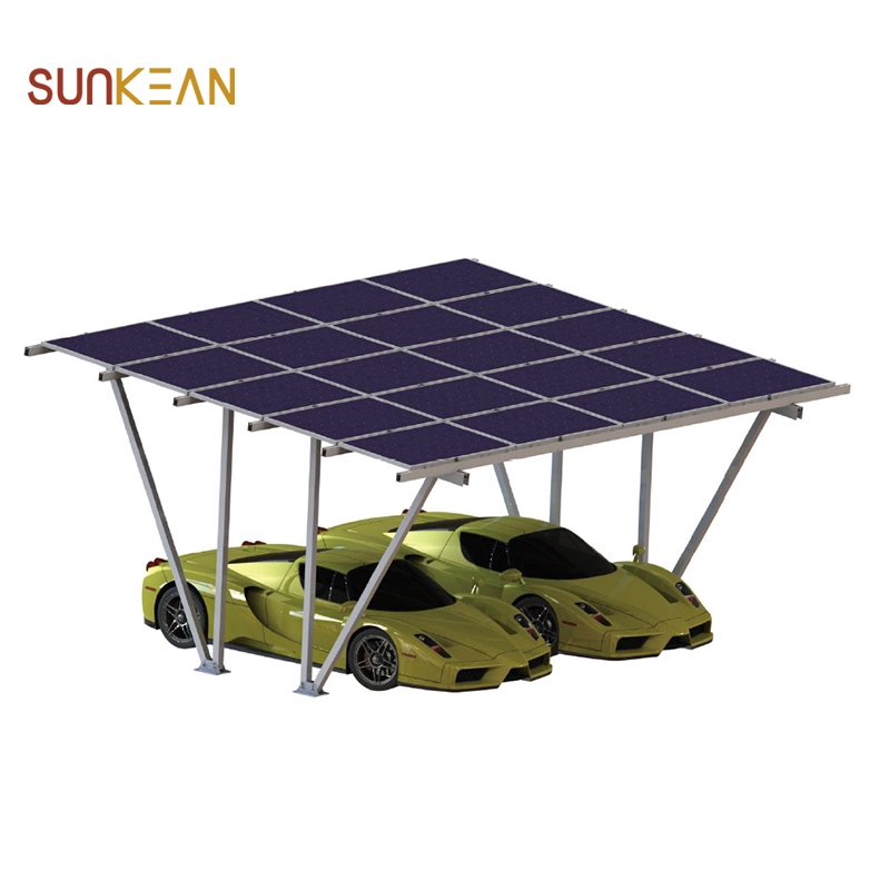 Βάσεις στήριξης ηλιακού πάνελ Τοποθέτηση ηλιακού χώρου στάθμευσης για ηλιακό υπόστεγο στάθμευσης αυτοκινήτων