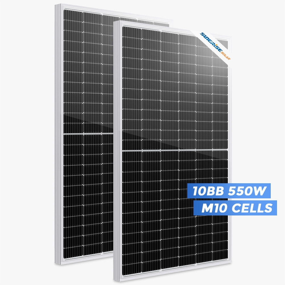 144 Ημι-κομμένος μονοκόμματο ηλιακό πάνελ 550 watt με την καλύτερη τιμή