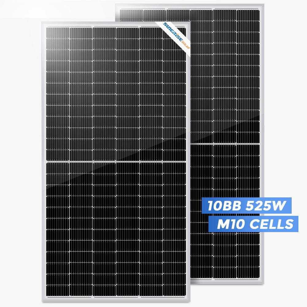 Ηλιακός Πίνακας Υψηλής Απόδοσης Χαμηλού Καπακιού 525 Watt με τεχνολογία Half-cut