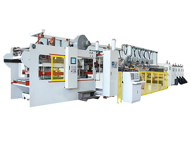 Εργοστάσιο μηχανών εκτύπωσης κυματοειδούς Flexo KL στο Guangzhou