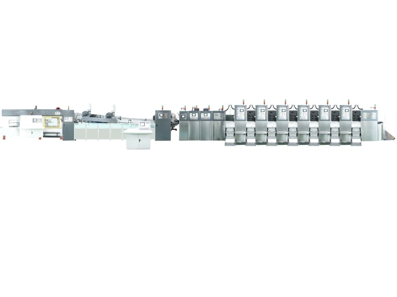 Μηχανή εκτύπωσης αυτόματης κατασκευής χαρτοκιβωτίων Keshenglong KL