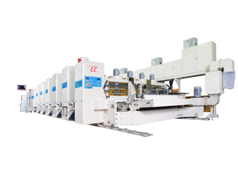 Μηχανή εκτύπωσης Flexo από κυματοειδές χαρτόνι υψηλής ταχύτητας Shinko Japan