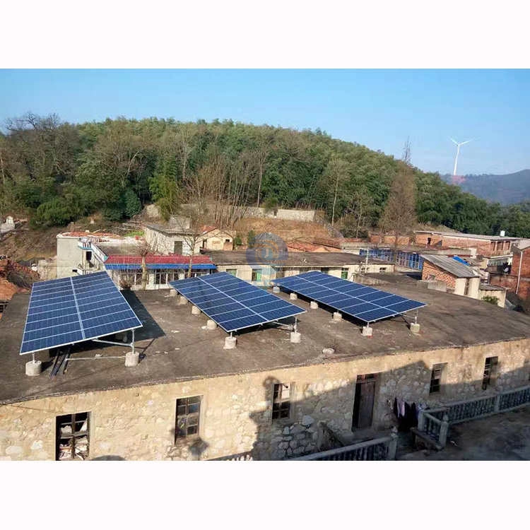 Σύστημα στερέωσης ηλιακής οροφής από Concrete Block Foundation
