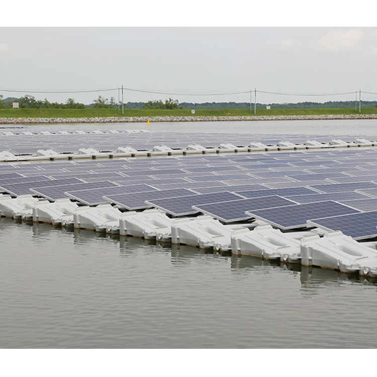Σύστημα τοποθέτησης φωτοβολταϊκών σε πλωτή ηλιακή δομή στήριξης νερού