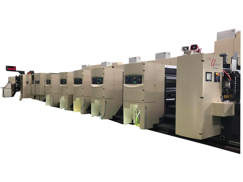 Μηχανή εκτύπωσης χαρτοκιβωτίων στην Κίνα