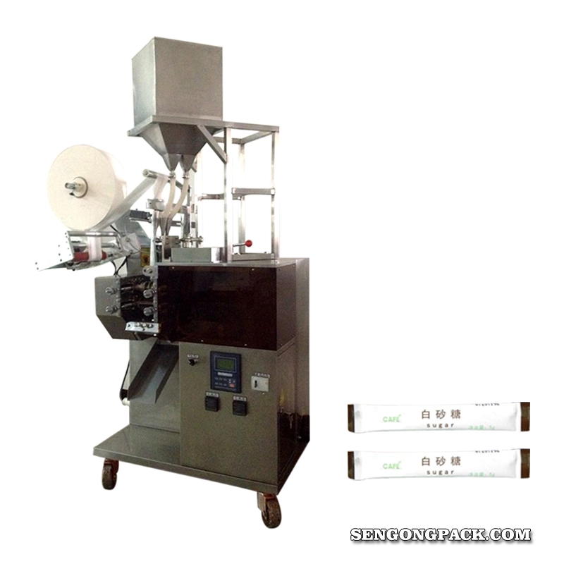 G82K Μηχανή συσκευασίας πλήρωσης ζάχαρης για σακούλα μαξιλαριού διπλής γραμμής