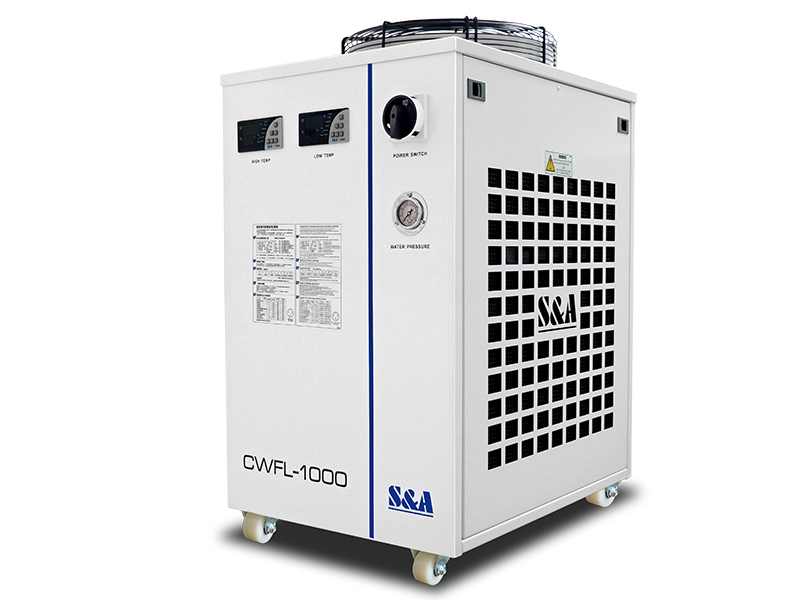 Συστήματα ψύξης λέιζερ CWFL-1000 με διπλό ψηφιακό ελεγκτή θερμοκρασίας