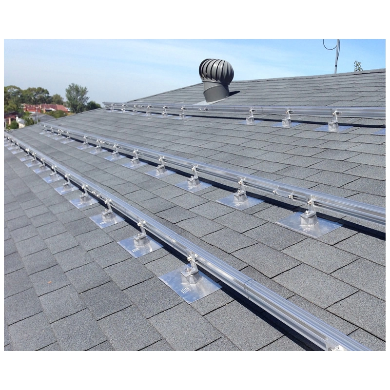 Αναβοσβήνει ηλιακό σύστημα στήριξης οροφής για άσφαλτο Βότσαλο οροφή