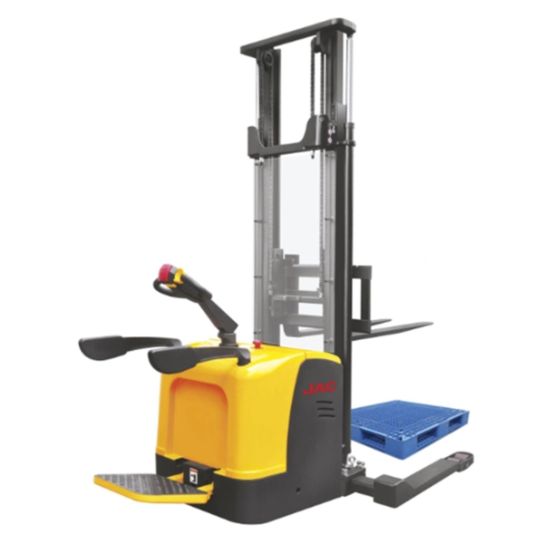 Straddle-Type Electric Rider Stacker 1 τόνου έως 1,5 τόνου
