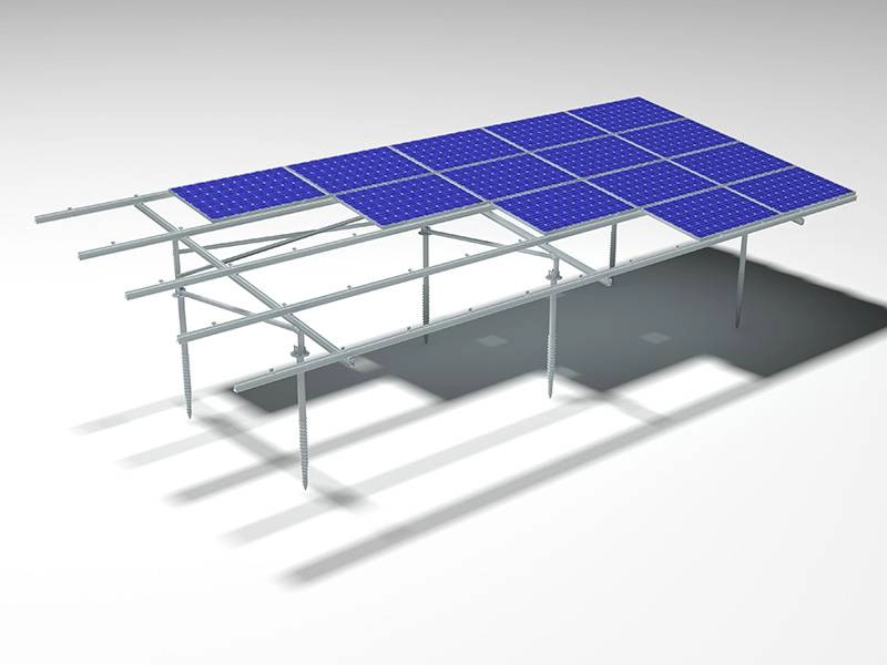 MRac Pro PGT4 Ground Mounted Solar Structure