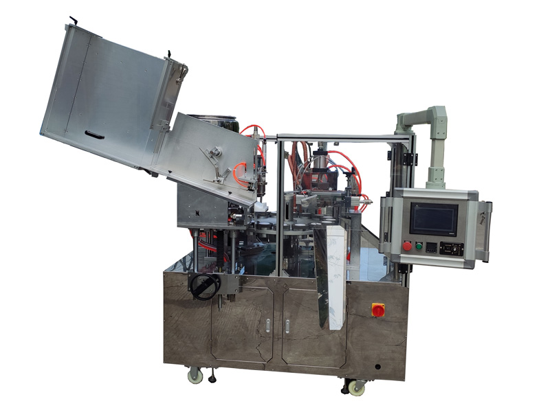 plastic tube filling and sealing machine