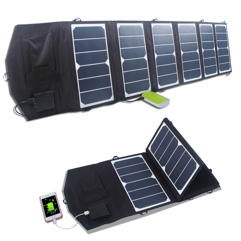 Τράπεζα τροφοδοσίας ηλιακού πάνελ διπλής USB 5V 3.9A για υπαίθριες δραστηριότητες