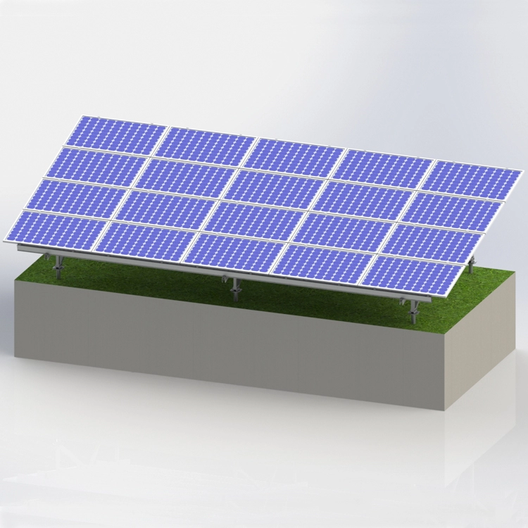 Βάσεις στήριξης ηλιακού πάνελ για σύστημα γείωσης