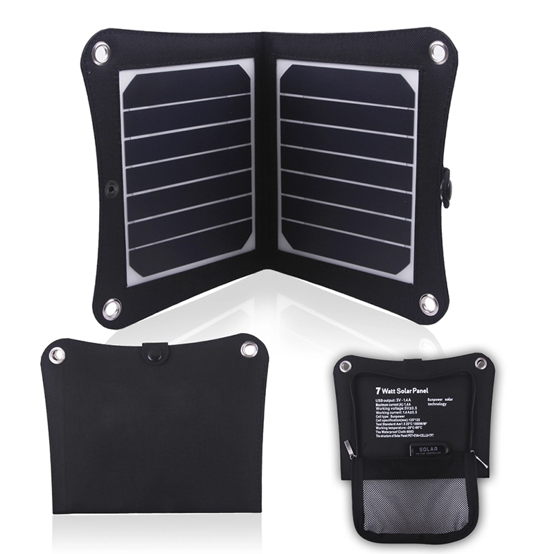 Ηλιακός φορτιστής 5V 1.4A για Υπαίθριες Δραστηριότητες