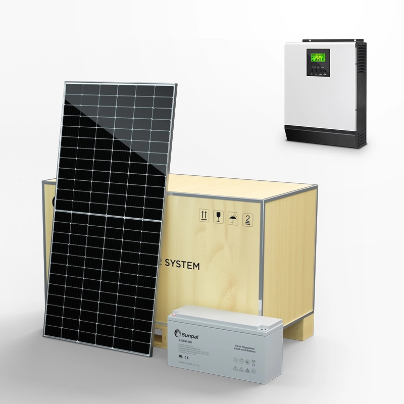 Off Grid Full Solar Kit Panel Kit Pv Σύστημα ανανεώσιμων πηγών ενέργειας