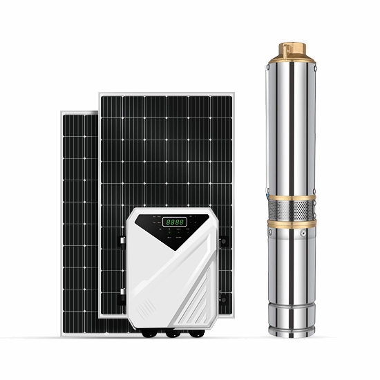 DC Solar Panel Submersible Water Pump System 1,5 Hp 110V