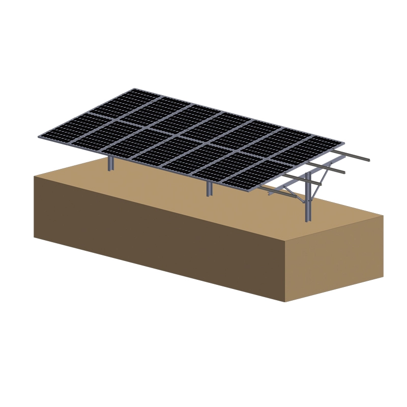 Σύστημα επίγειας τοποθέτησης ηλιακών πασσάλων από γαλβανισμένο χάλυβα
