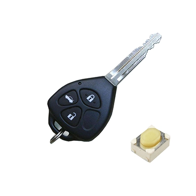 Πάνω push compact τύπου απτικό διακόπτη κουμπιού για κλειδί αυτοκινήτου