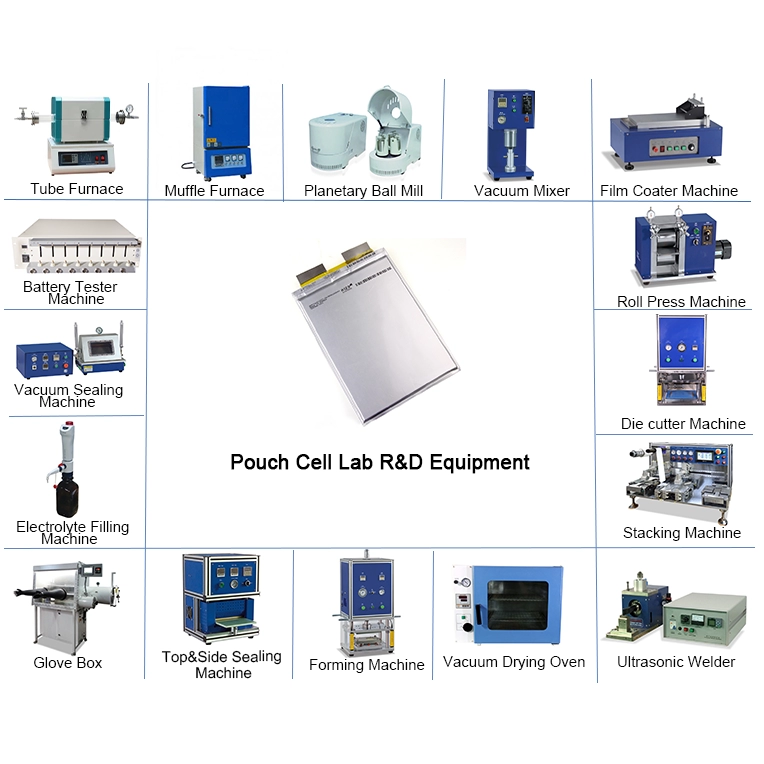 Lab Pouch Cell Making Machine Equipment Battery Lithium Ion Manufacturing Equipment