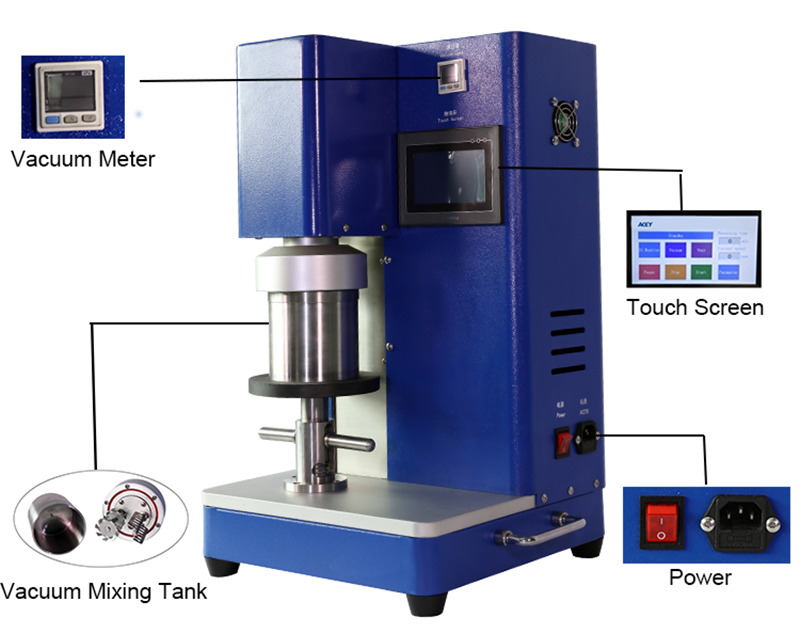 250ML Vacuum Mixing Machine For Lab Research