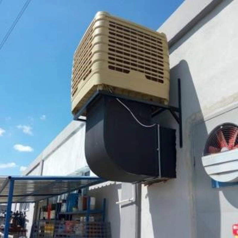 Βιομηχανικός ψύκτης αέρα χαμηλής περιεκτικότητας σε άνθρακα Big Air Cooler China Κατασκευαστές εξατμιστικών εξατμιστικών αερόψυκτων με τοποθέτηση σε στέγη