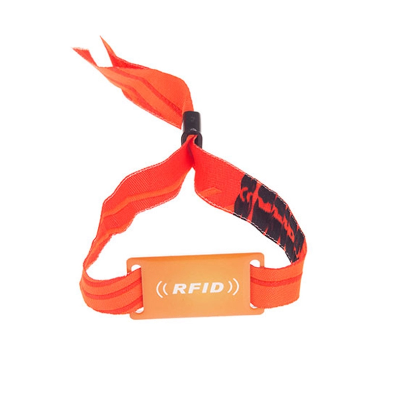13,56MHz Ntag213/215/216 RFID Woven Wristband for Event