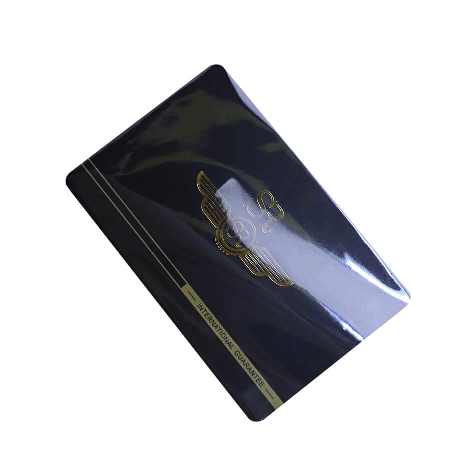Κάρτες μελών εκτύπωσης ματ φινιρίσματος όφσετ PVC με φύλλο χρυσού