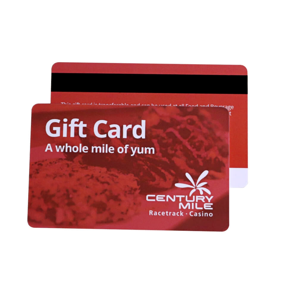Μέγεθος πιστωτικής κάρτας PVC δωροκάρτες εκτύπωσης όφσετ CMYK
