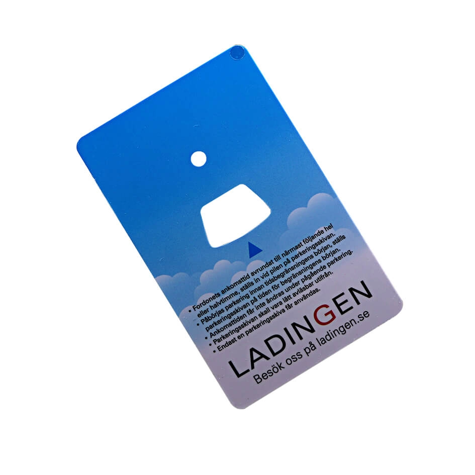 Κάρτα εγγύτητας ελέγχου πρόσβασης σε σχήμα PVC για πάρκινγκ