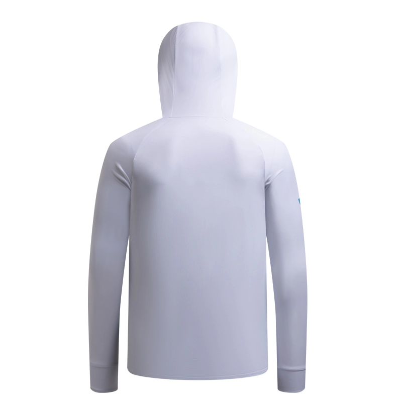 Ανδρικό μακρυμάνικο πουκάμισο ψαρέματος 1/4 με φερμουάρ UV αντηλιακή προστασία UPF 50+ πουλόβερ με κουκούλα για τρέξιμο Ποδηλασία Πεζοπορία Ιστιοπλοΐα