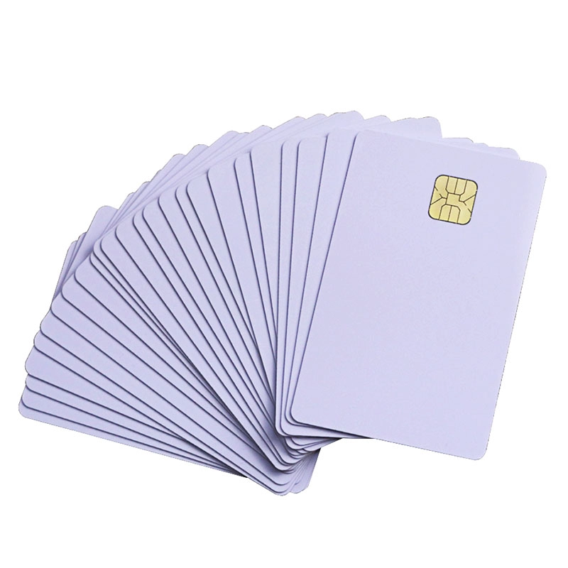 Κενή Λευκή Κάρτα IC επαφής με δυνατότητα εκτύπωσης Inkjet CR80