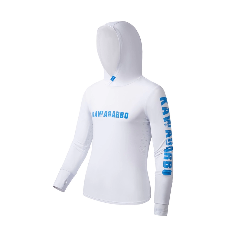 Γυναικεία μακρυμάνικη μπλούζα πεζοπορίας για ψάρεμα ιστιοπλοΐας με μάσκα Gaitor UV Sun Protection UPF 50+ Hoodie