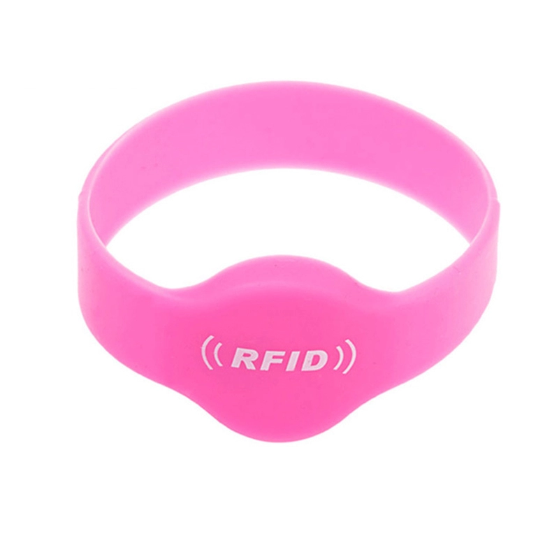 Βραχιόλια από πυρίτιο 13,56Mhz FM08 Pink RFID