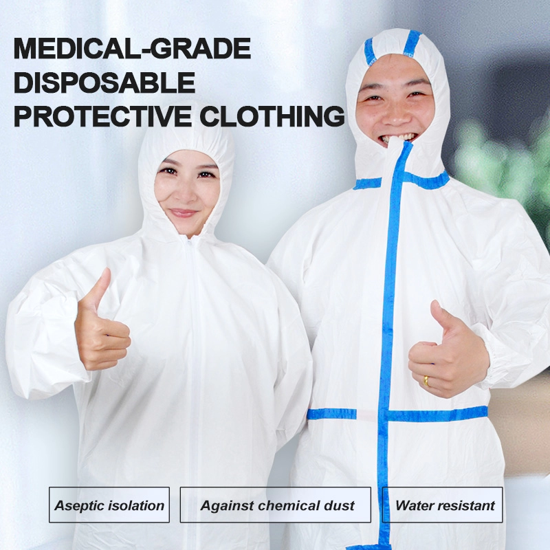 Χονδρικό Ιατρικό κοστούμι μίας χρήσης Προστασία στολής ολικής απομόνωσης μικροπορώδους