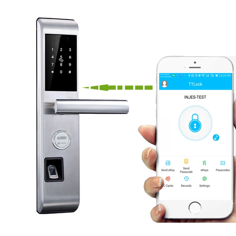 Τηλεχειριστήριο Smart Iphone Fingerprint Lock Κλείδωμα δακτυλικών αποτυπωμάτων με IOS και Android APP