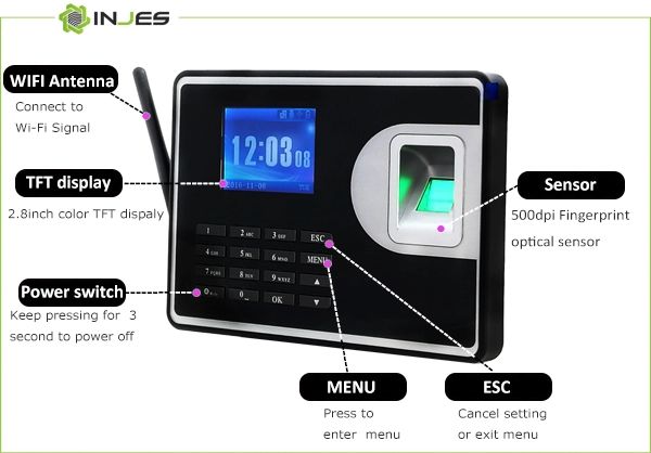 Web Server Thumbprint Time Attendance System από Κινέζο Κατασκευαστή