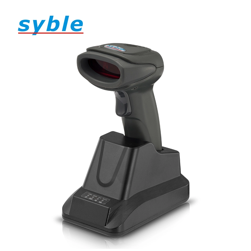 Syble 2.4G 1D ασύρματος σαρωτής barcode λέιζερ με υψηλή ευαισθησία